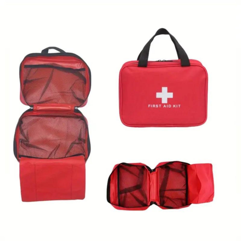 173pcs Large First Aid Kit: Portable Bag For Outdoor Hunting, Hiking, Camping And More - Including Emergency Supplies! - Outdoor Boys outdoorboys