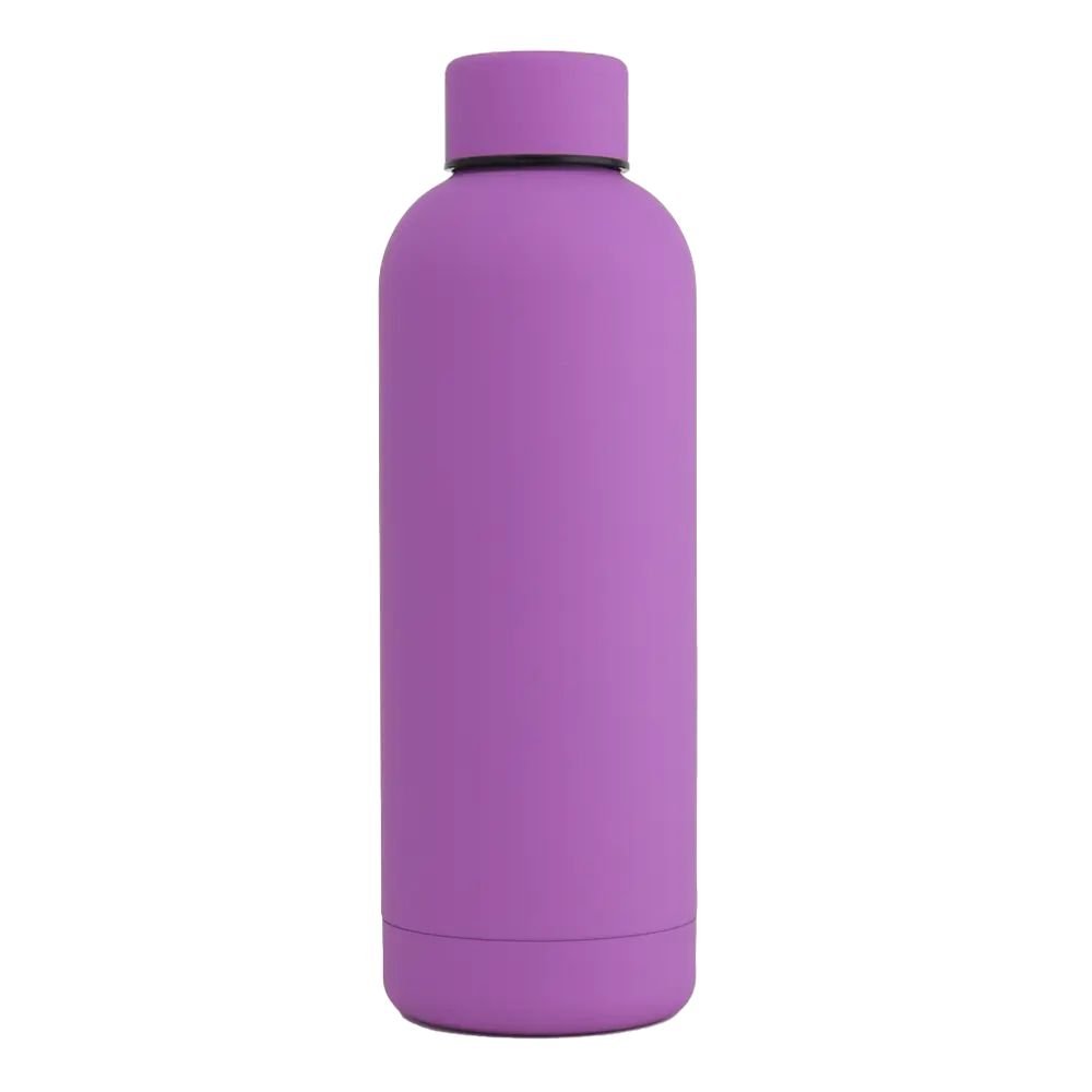 17oz Rubber Vacuum Insulated Stainless Steel Water Bottle - Outdoor Boys outdoorboys
