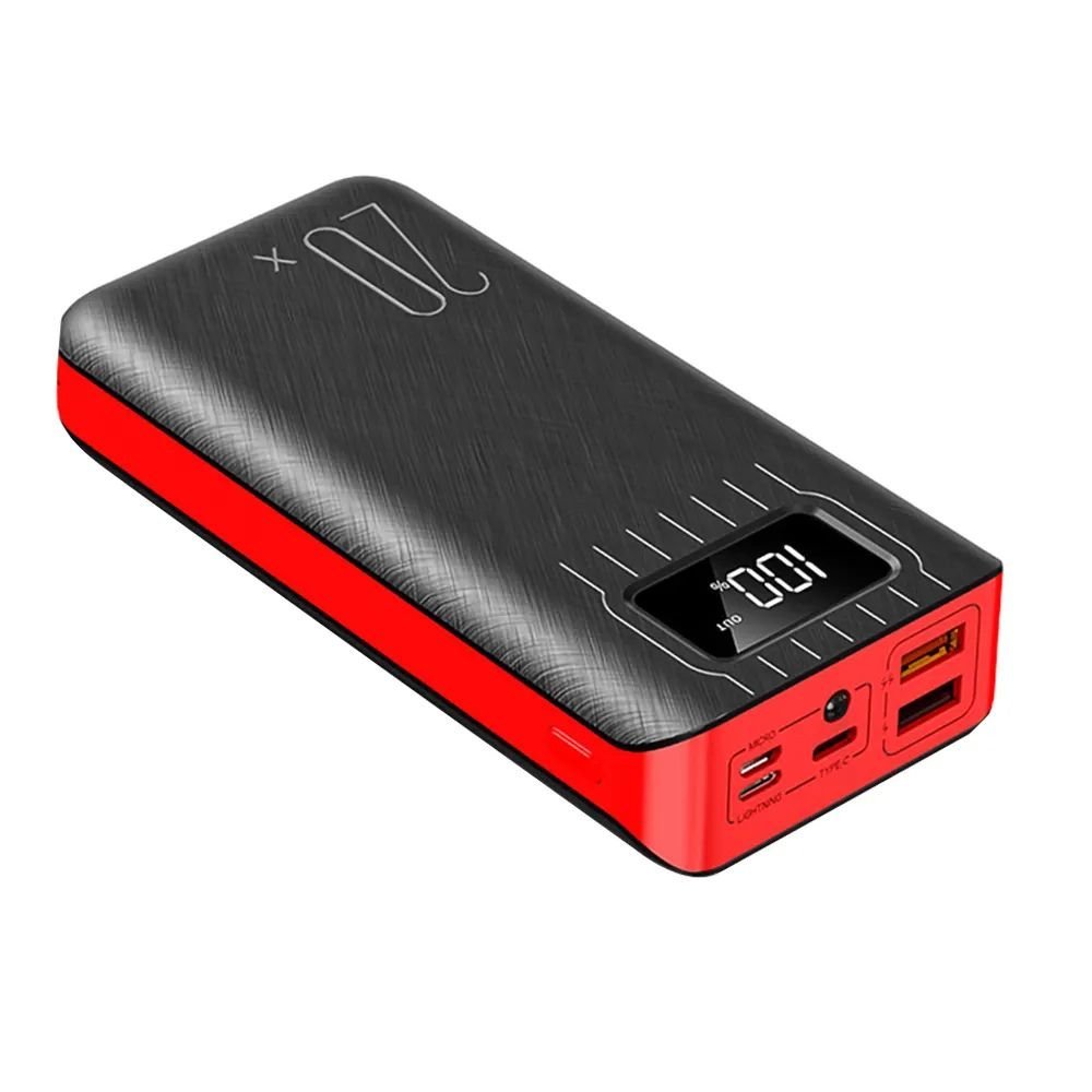 20000mAh External Battery Power Bank Dual USB With LED Flashlight - Outdoor Boys outdoorboys