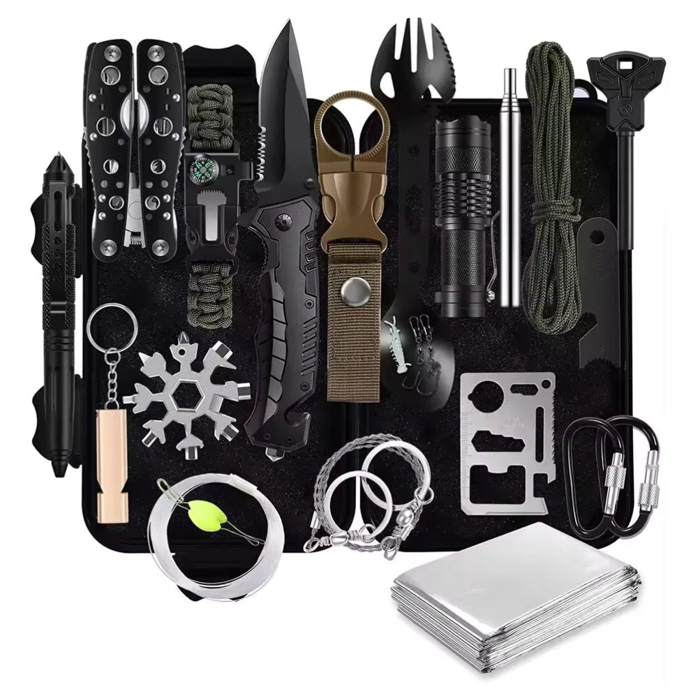 31 Pieces in 1 Bag Survival Gear and Equipment - Outdoor Boys outdoorboys