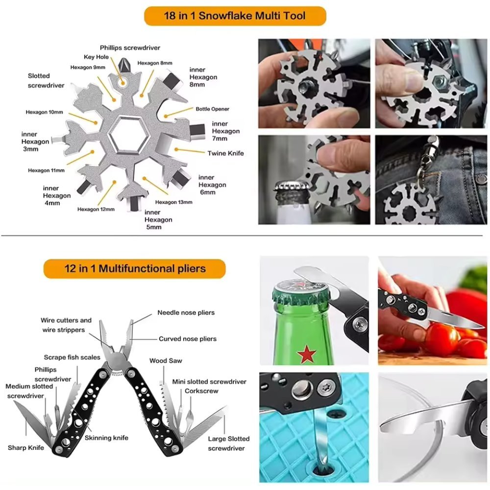31 Pieces in 1 Bag Survival Gear and Equipment - Outdoor Boys outdoorboys