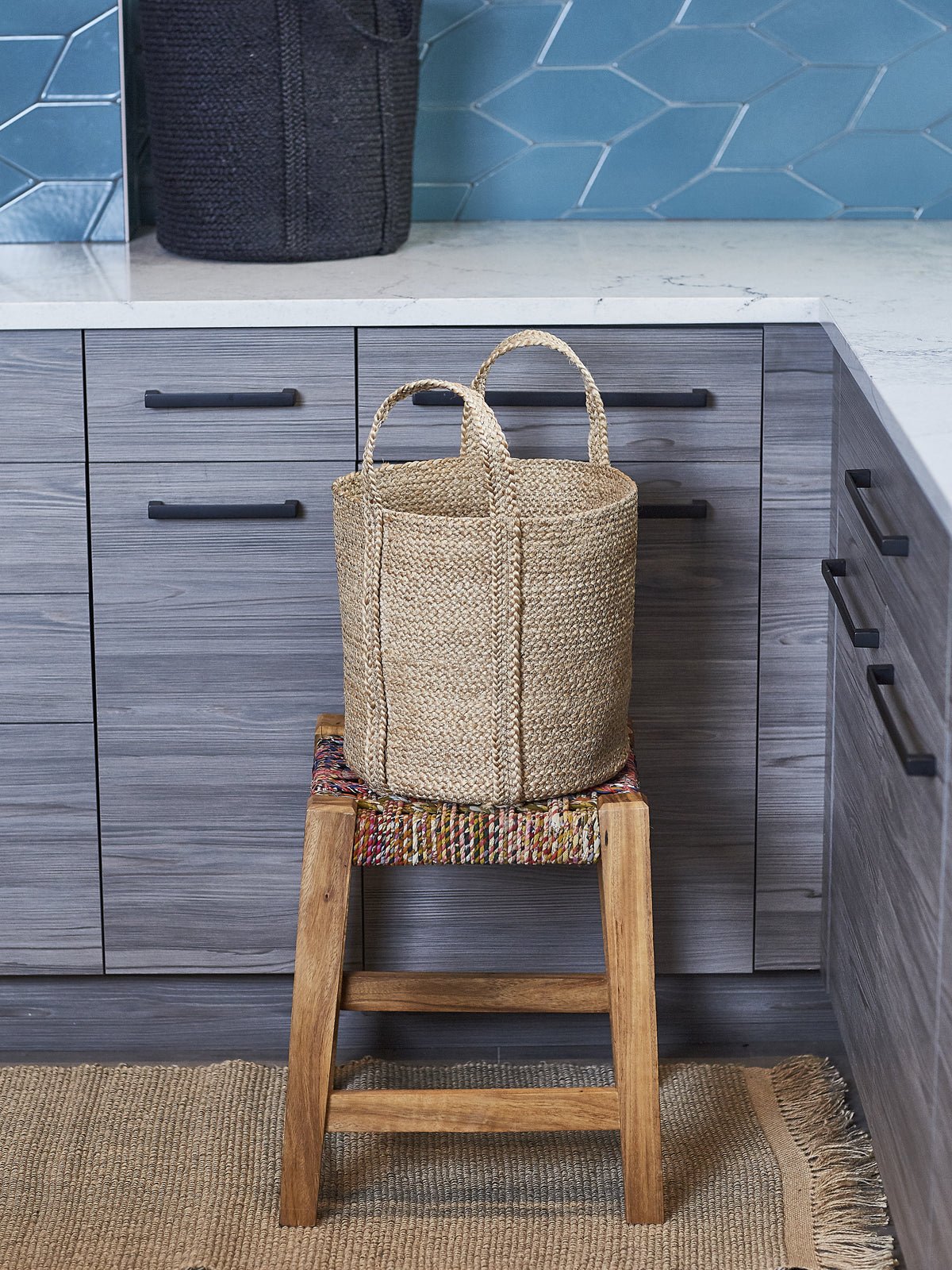 Kata Basket with handle - Natural - Outdoor Boys outdoorboys